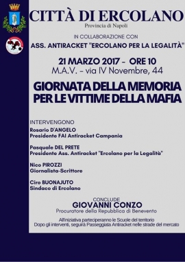 Giornata della memoria delle vittime di mafia